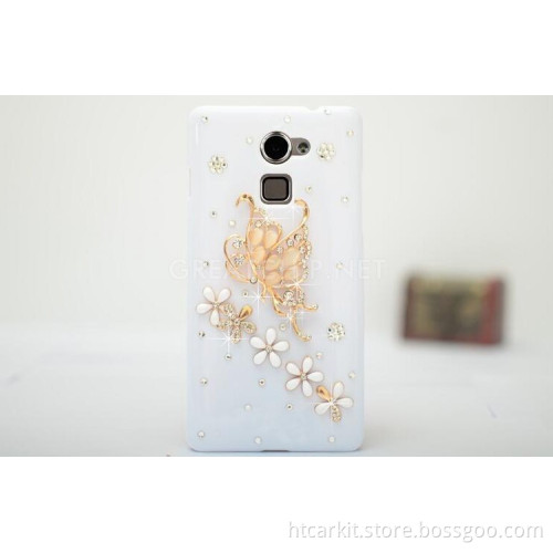 Newest diamond pc mobile phone cover for Huawei Mate 8